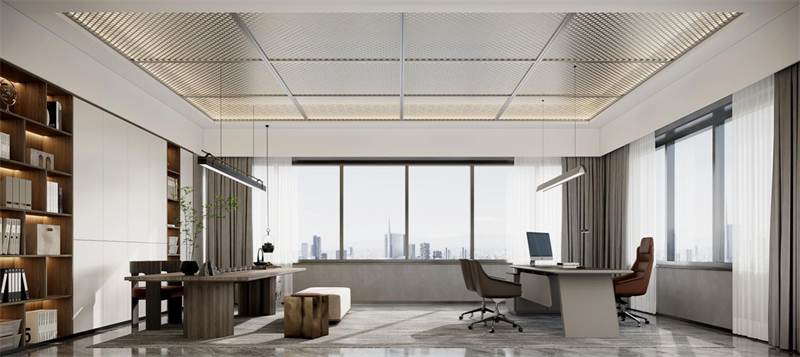 經(jīng)理室設計效果圖案例